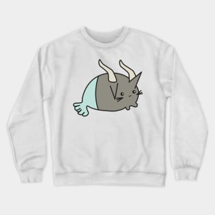 Bunny zodiac sign of Capricorn Crewneck Sweatshirt